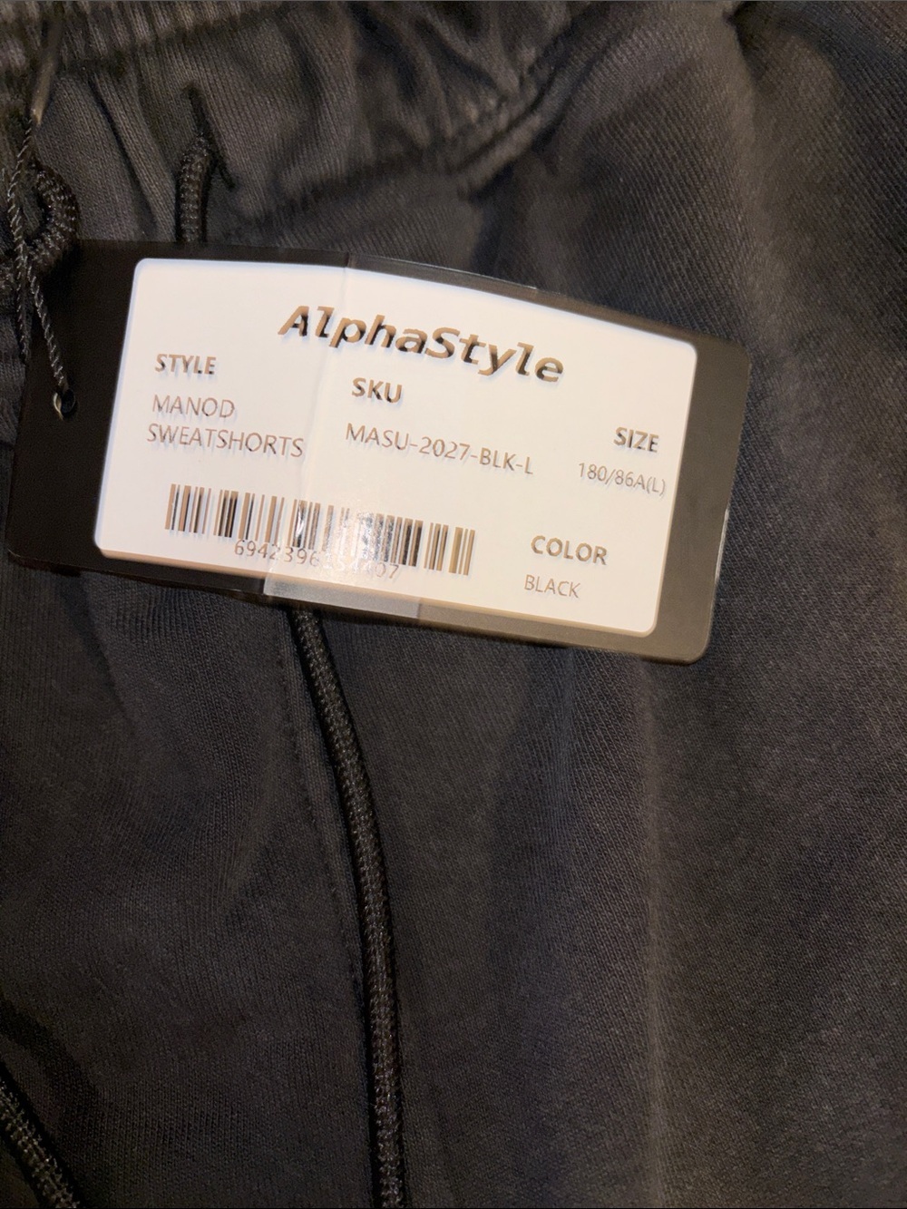 MENS ALPHASTYLE MANOD SWEATSHORT - Picture 2 of 8
